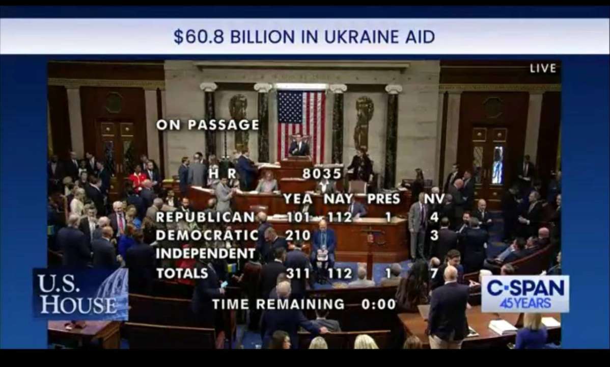Всі правки відхилені до законопроєкту по Україні були відхилені. Далі сьогодні ще Сенат.