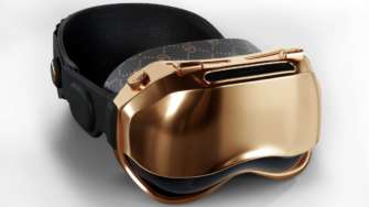 Люксовый бренд выпустил золотую Apple Vision Pro за $40000/Фото: Caviar Apple Vision Pro Caviar Edition