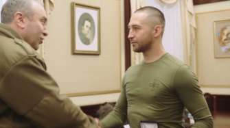 Защитник Змеиного, пославший русский военный корабль, вернулся домой/Фото: скриншот из видео ВСУ