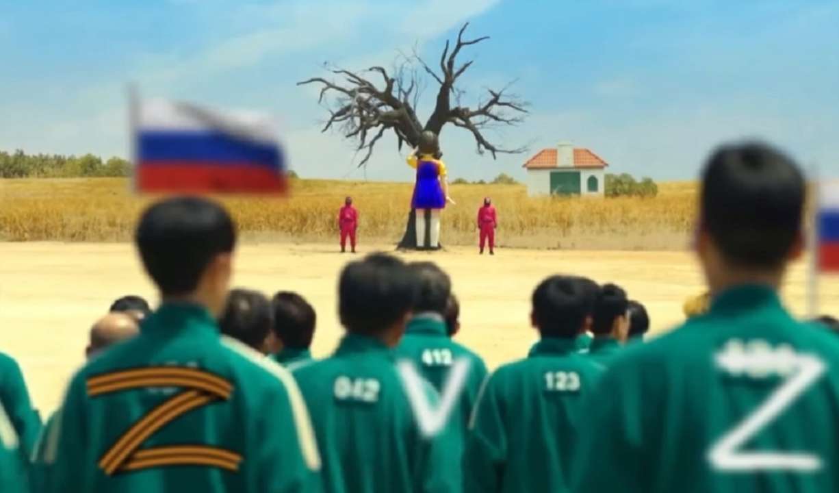 Лялька з "Гри в кальмара" напророкувала смерть російським окупантам