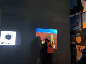 Фото: Укринформ В Нью-Йорке открылась выставка современных украинских художников. Фото