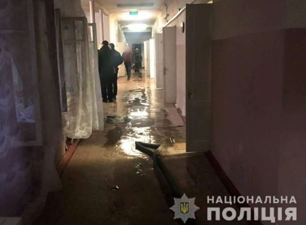 Национальная полиция Украины В больнице Белой Церкви случился пожар. Погиб один человек