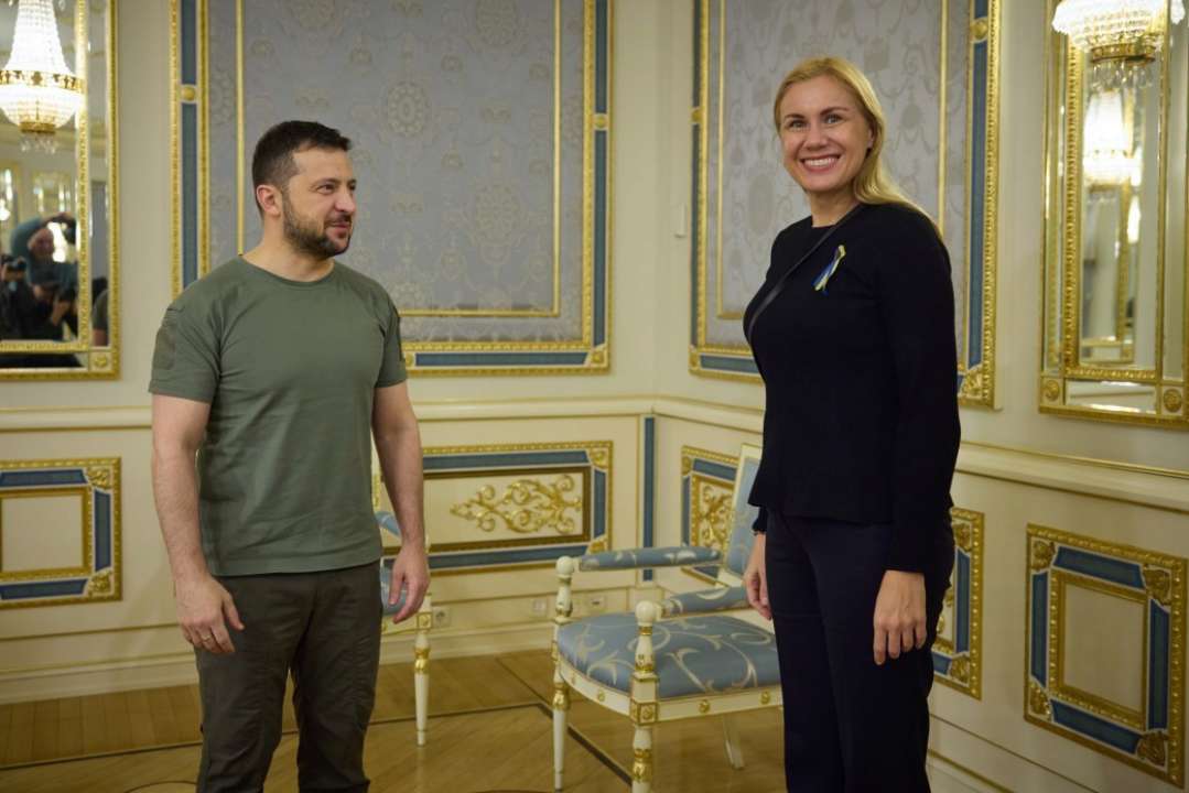 Владимир Зеленский и Кадри Симсон