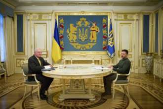 Келлог назвав Зеленського "відважним лідером нації у війні"/Фото: Офіс президента Келлог назвав Зеленського "відважним лідером нації у війні"/Фото: Офіс президента