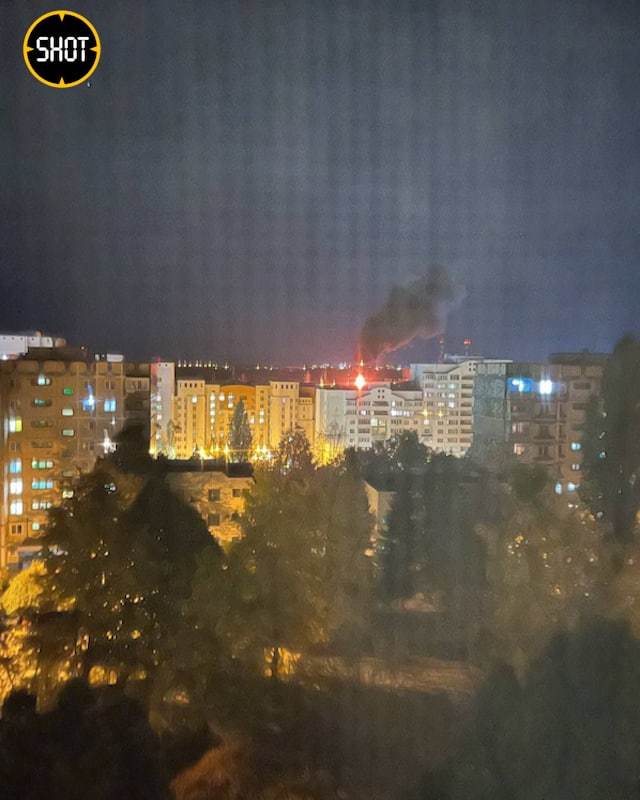 В Белгороде загорелась ТЭЦ/Фото: Telegram ТЭЦ