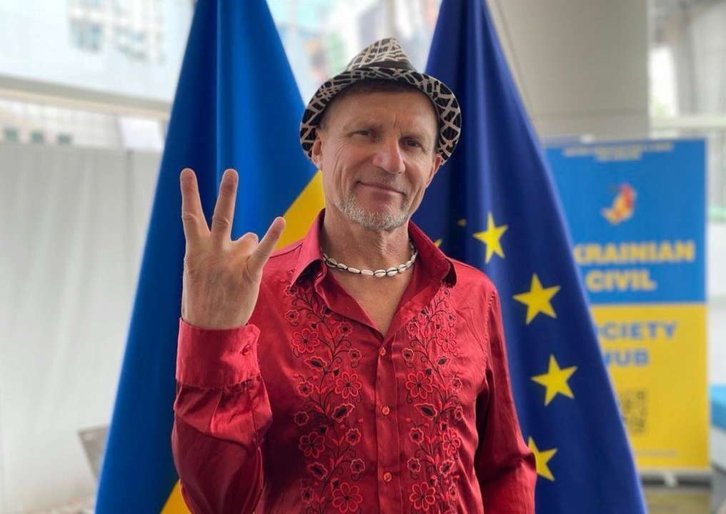 Український співак Олег Скрипка