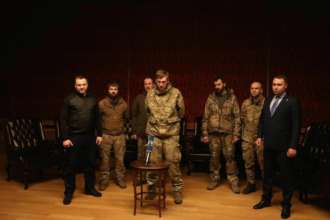 Начальник ГУР розповів, де і скільки проживатимуть звільнені з полону командири "Азова"/Фото: МВС України Буданов розповів про умови проживання звільнених з полону командирів "Азова"