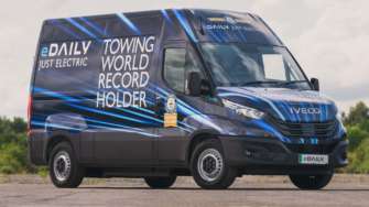 Фото: Iveco Електричний фургон Iveco потрапив до Книги рекордів Гіннеса