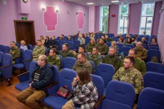 Фото з ТГ-каналу КМВА (Київська міська військова адміністрація) В Києві пройшла нарада за участю Володимира Кидоня