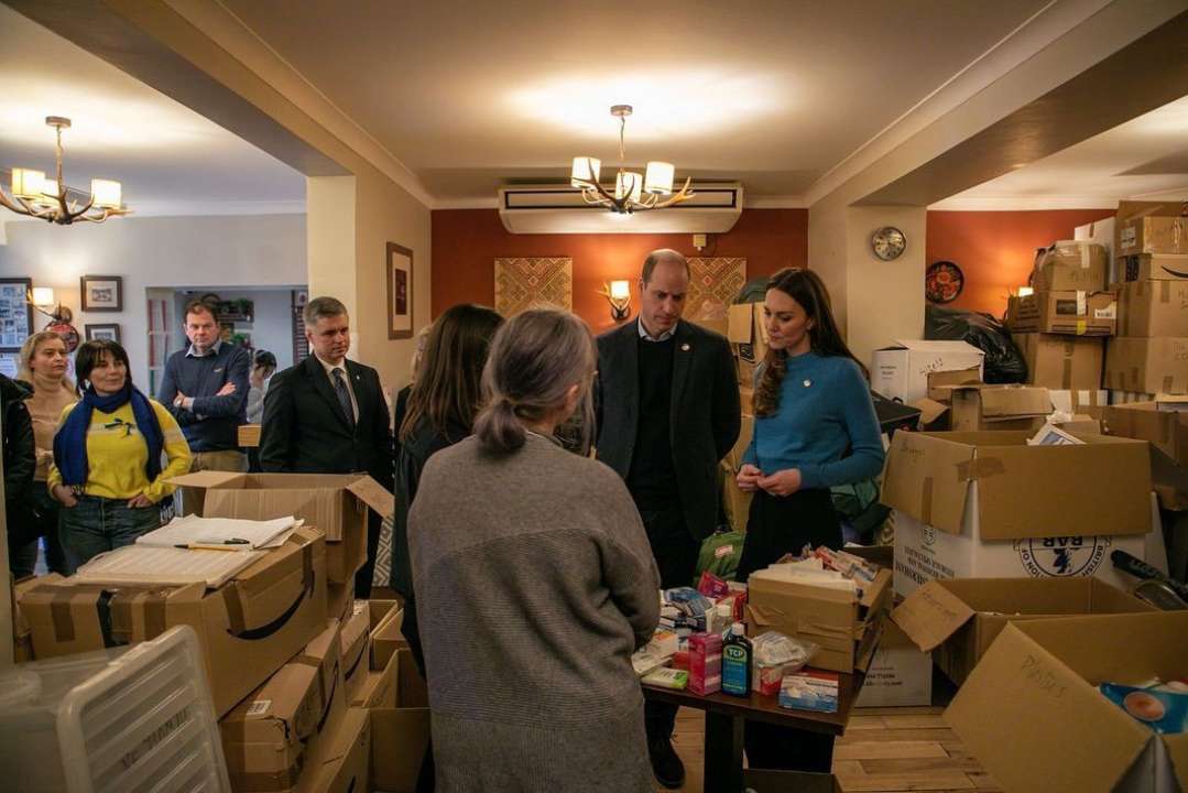 Герцог та герцогиня Кембриджські відвідали Український культурний центр у Лондоні/Фото: Instagram Герцог та герцогиня Кембриджські