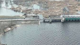 россияне взорвали Кураховскую дамбу/Фото: operativnoZSU россияне взорвали Кураховскую дамбу: подтоплены многие села в направлении села Багатырь