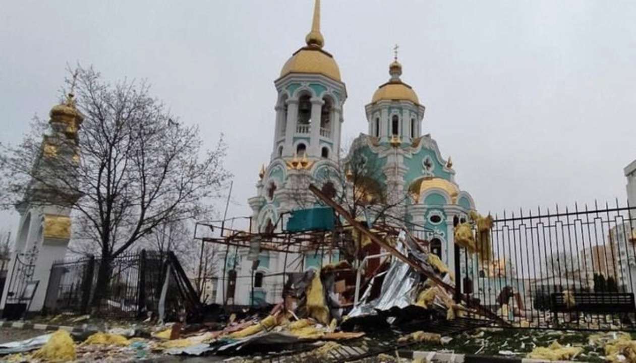Від початку повномасштабного вторгнення рф пошкодила або зруйнувала сотні храмів в Україні / Фото: t.me/UkraineMediaCenterKyiv Від початку повномасштабного вторгнення рф пошкодила або зруйнувала сотні храмів в Україні / Фото: t.me/UkraineMediaCenterKyiv