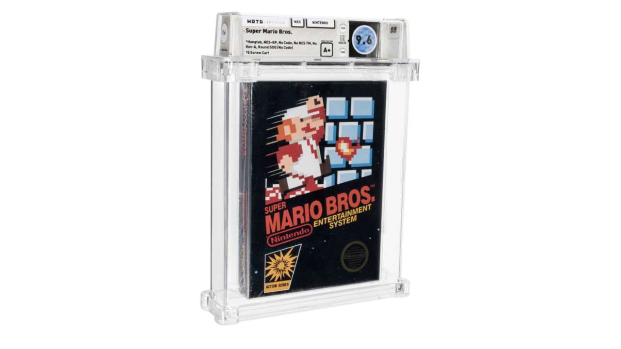 Игру  Super Mario Bros 1986 года продали за рекордную сумму