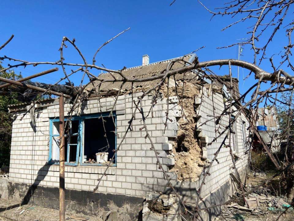 российская армия продолжает террор мирного населения Херсонской обл.