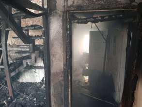 Фото: ГСЧС В Виннице вспыхнул масштабный пожар: есть жертвы
