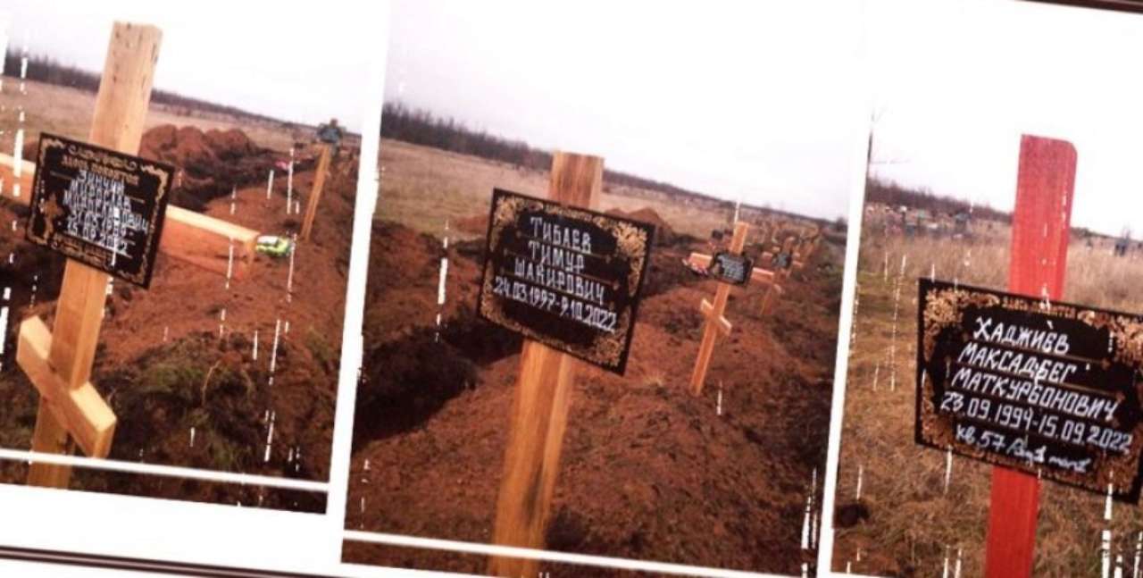 Мешканці Луганська виявили свіжі могили "вагнерівців"/Фото: ВВС