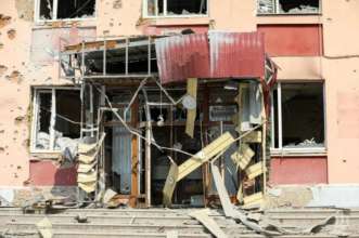 Ворог чотири рази атакував інтернат в Суджі/Фото: Сухопутні війська Ворог чотири рази атакував інтернат в Суджі/Фото: Сухопутні війська