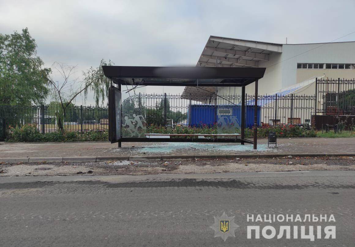 Фото: Нацполиция Результат вражеского обстрела Донецкой области