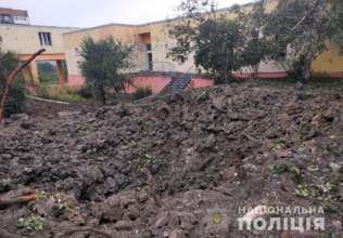 Фото: Нацполіція Результат ворожого обстрілу Донецької області