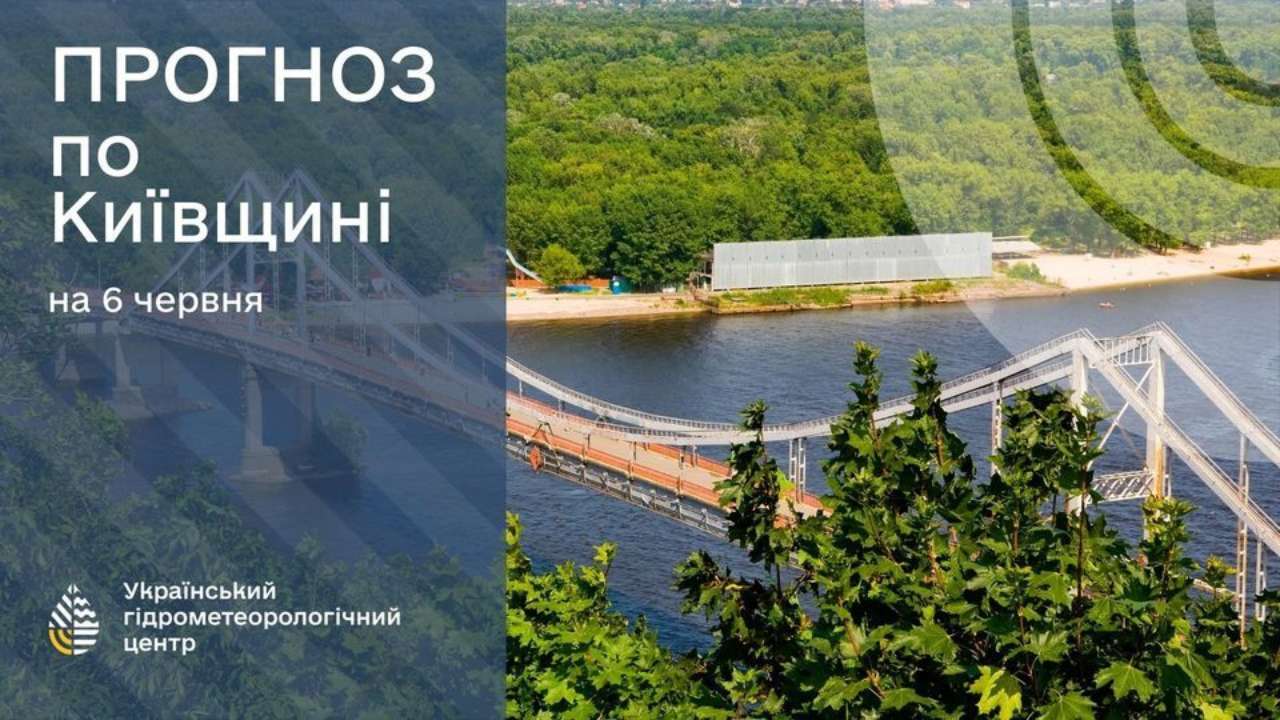 Обзор по гидропостам на реках Киевской области на утро 6 июня