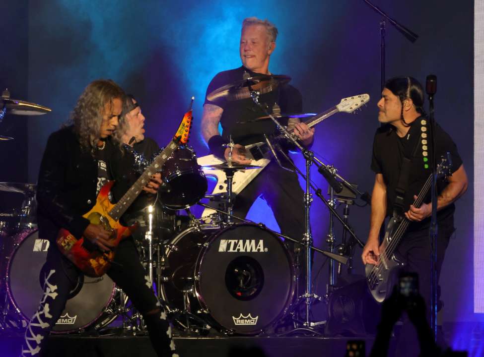 Гурт Metallica на концерті