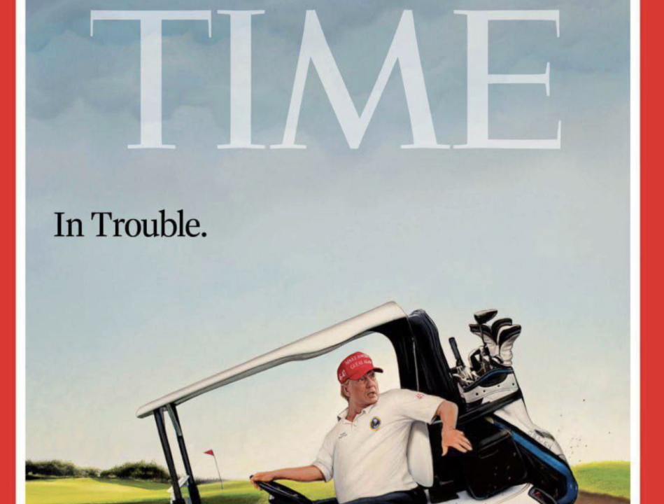 Новая обложка журнала Time после дебатов намекает, что Трамп "в беде"
