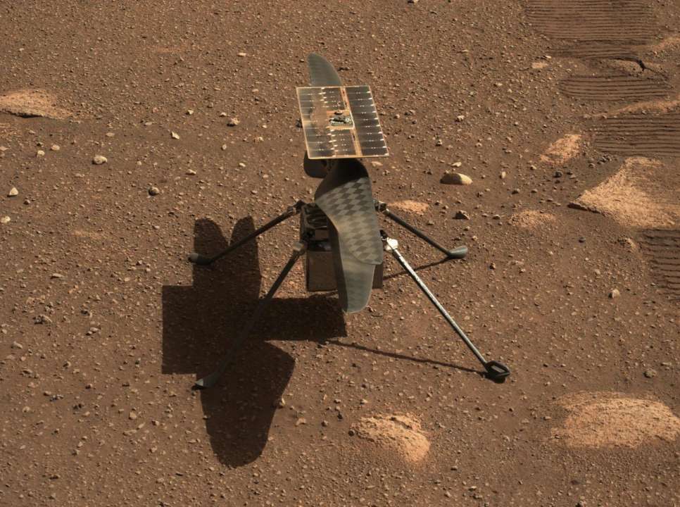 NASA опубликовали видео первого полета вертолета на Марсе