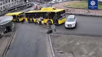 Фото: скріншот з відео ДТП