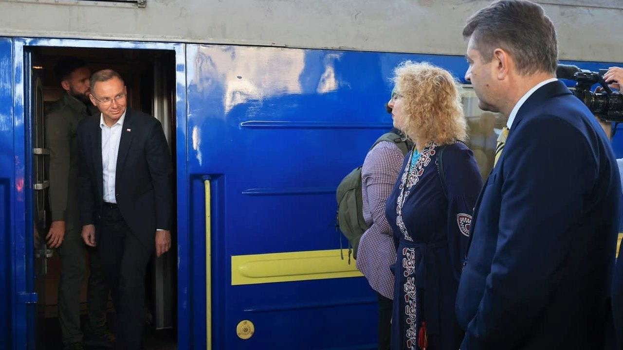 Президент Польши Дуда прибыл в Киев