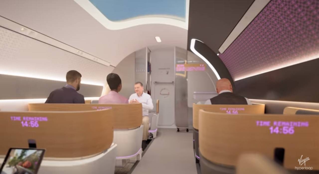 Транспорт майбутнього: Virgin Hyperloop показала вакуумний потяг Транспорт майбутнього: Virgin Hyperloop показала вакуумний потяг