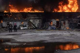 Россияне нанесли удары по Харьковской области/Фото: Getty Images Россияне нанесли удары по Харьковской области/Фото: Getty Images