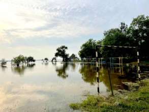 У Миколаївській області сильно зріс рівень води / Фото: t.me/senkevichonline У Миколаївській області сильно зріс рівень води / Фото: t.me/senkevichonline