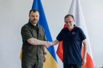 Клименко поблагодарил поляков за помощь/Фото: МВД Украины Клименко поблагодарил поляков за помощь/Фото: МВД Украины