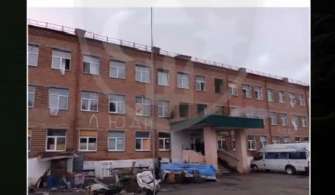 Росіяни вдарили у Суджі по мирним жителям. Скриншот відео суджа школа-інтернет КАБ