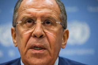 Лавров назвав суттєвими ризики використаня ядерної зброї/Фото: Andrew Burton/Getty Images Міністр закордонних справ російської федерації сергій лавров