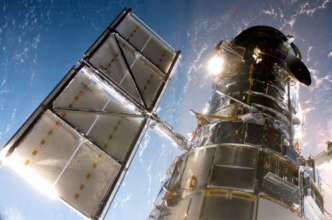 Hubble сфотографировал спиральную галактику в созвездии Парус/Фото: NASA via Getty Images телескоп