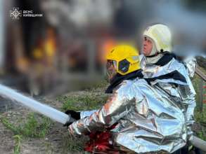Наслідки атаки рф на Київщину/Фото: ДСНС Наслідки атаки рф на Київщину/Фото: ДСНС