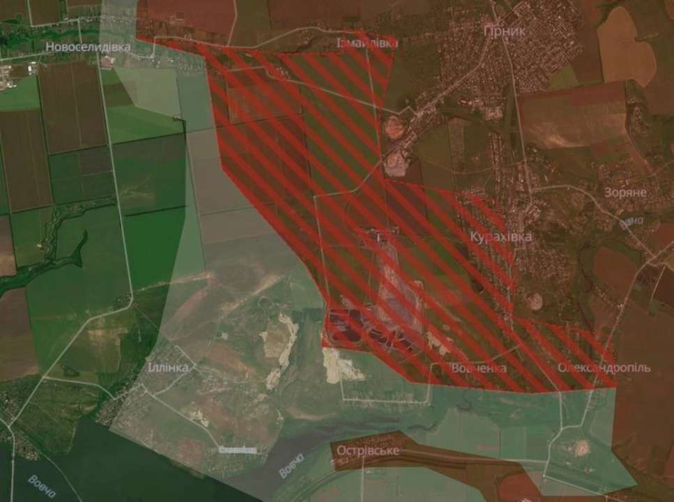россияне заняли Кураховку и Шахтерское - DeepState россияне заняли Кураховку и Шахтерское - DeepState