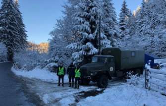 Предупреждено о снеголавинной опасности в Карпатах/Фото: facebook.com/MNS.GOV.UA Предупреждено о снеголавинной опасности в Карпатах
