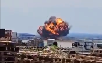 В Іспанії розбився винищувач. Фото: Скриншот F-18