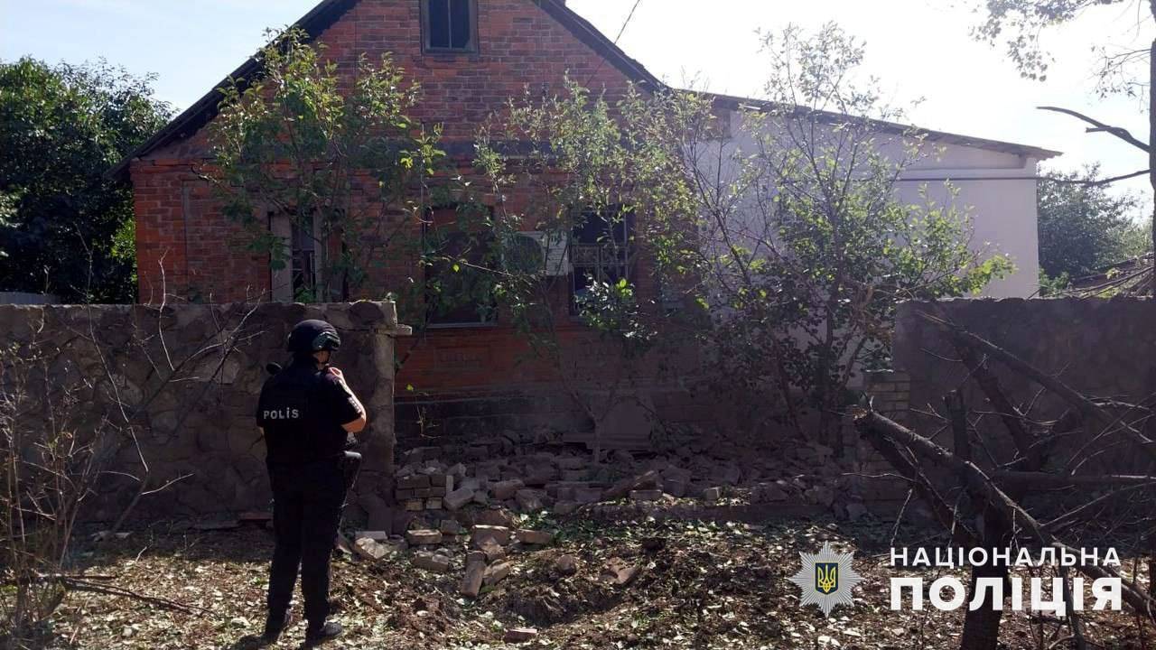 Последствия атаки Донецкой области 13 сентября/Фото: Нацполиция Последствия атаки Донецкой области 13 сентября/Фото: Нацполиция