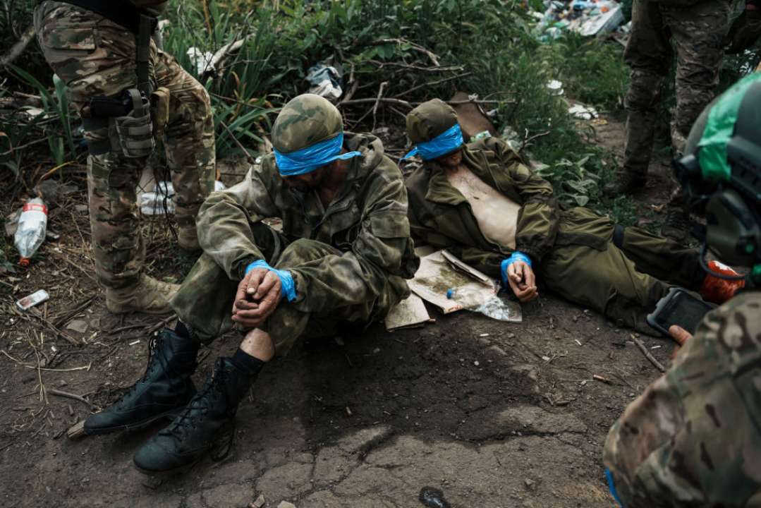 Под Бахмутом оккупанты сдались в плен/Фото: Getty Images