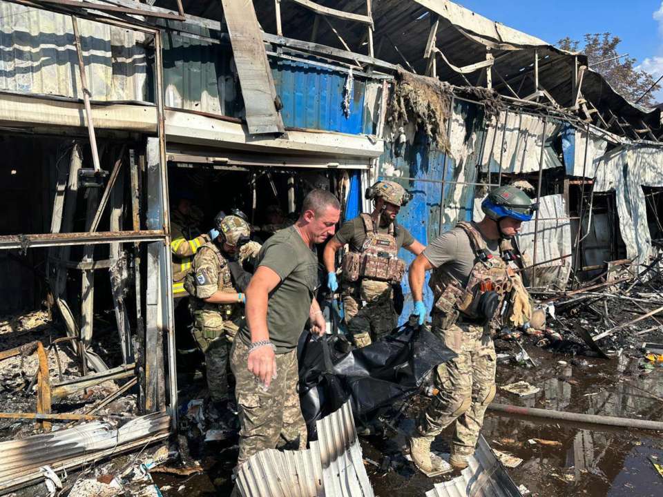 У Костянтнівці завершили рятувальну операцію/Фото: МВС