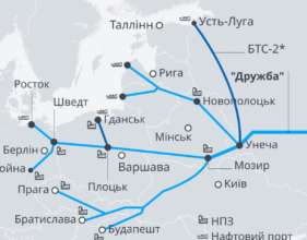Украина запретила транзит нефти российского "Лукойла" в Венгрию. Фото: МИД транзит нефти Украина