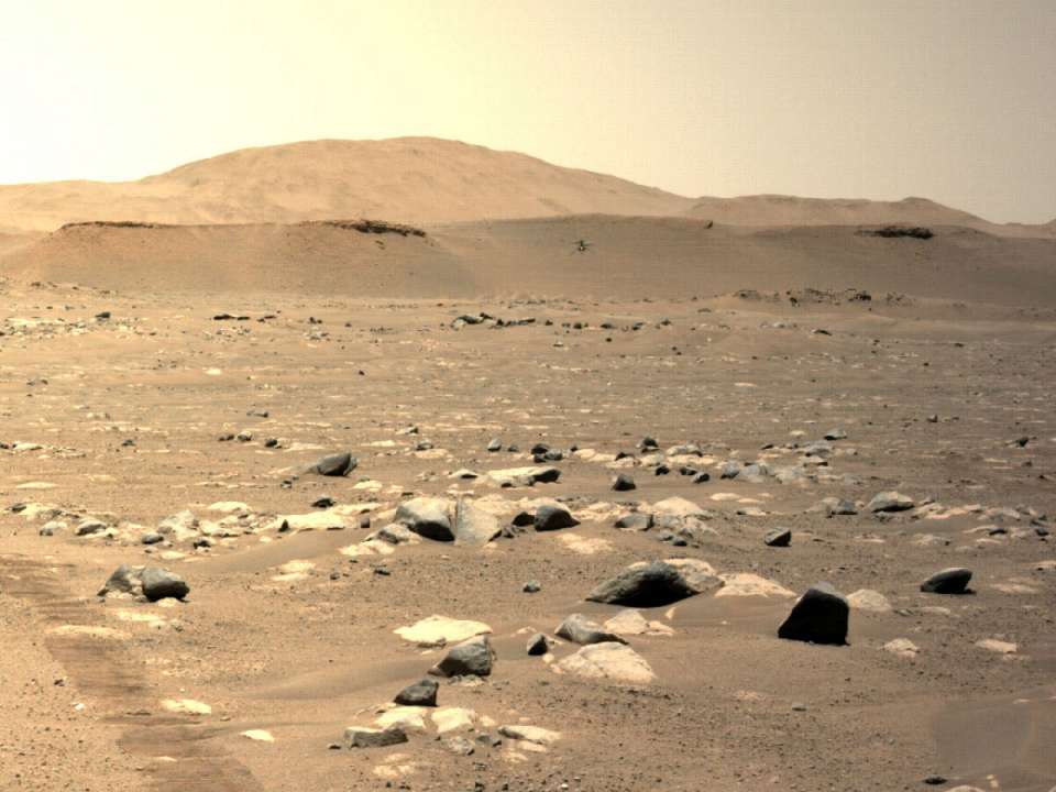 Вертолет NASA совершил третий полет на Марсе