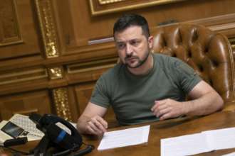 Росія вже готує своє суспільство до ядерного удару/Фото: Офіс президента України "Дуже небезпечно": Зеленський заявив, що в рф почали готувати суспільство до ядерного удару