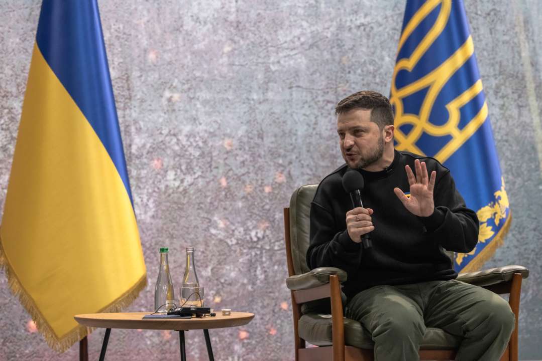 Владимир Зеленский провел беседу с президентом Чехии. Фото: GettyImages/ Автор- Roman Pilipey Владимир Зеленский