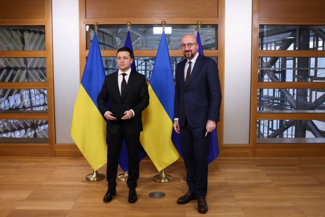 Владимир Зеленский и Шарль Мишель