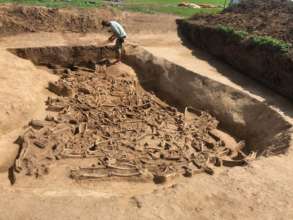 Немецкие ученые обнаружили загадочное доисторическое массовое захоронение в Словакии/Фото: Prof. Dr. Martin Furholt, Institute for Pre- and Protohistoric Archaeology/Kiel University Останки людей в доисторическом массовом захоронении