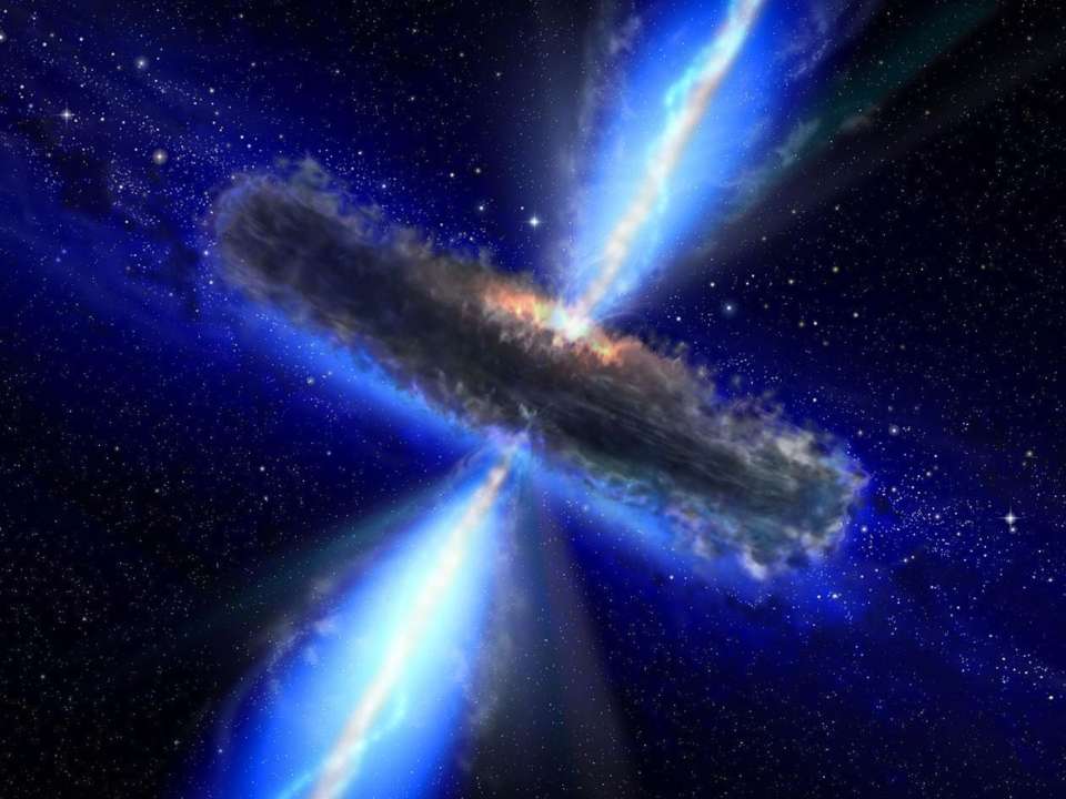 Телескоп сфотографировал радиоактивную черную дыру/Фото: NASA/ESAvia Getty Images Космос